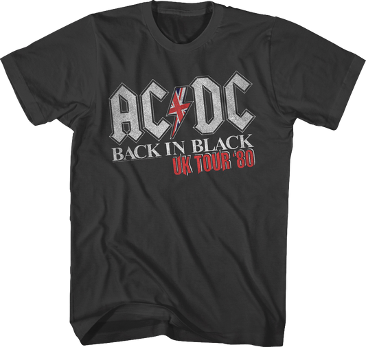 Back In Black UK Tour ACDC T-Shirt