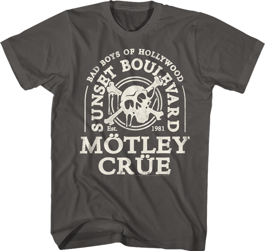 Bad Boys Of Hollywood Motley Crue T-Shirt