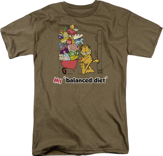 Balanced Diet Garfield T-Shirt