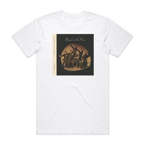 Wings Band On The Run 3 Album Cover T-Shirt White