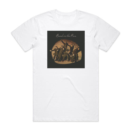 Wings Band On The Run Album Cover T-Shirt White