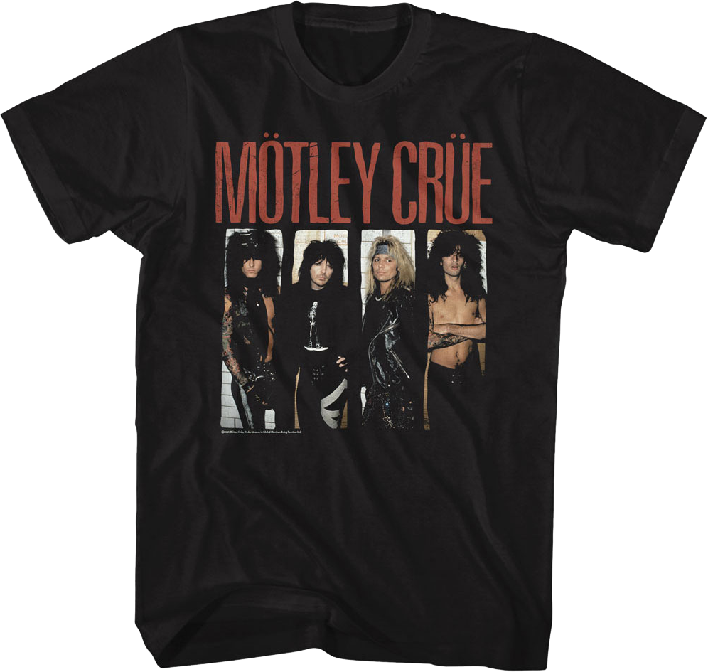 Band Panels Motley Crue T-Shirt