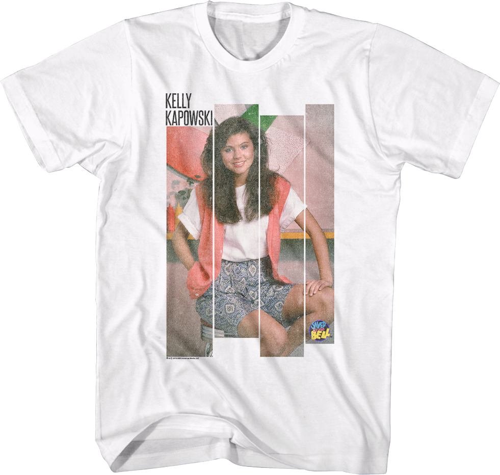 Bayside Blocks Kelly Kapowski Saved By The Bell T-Shirt