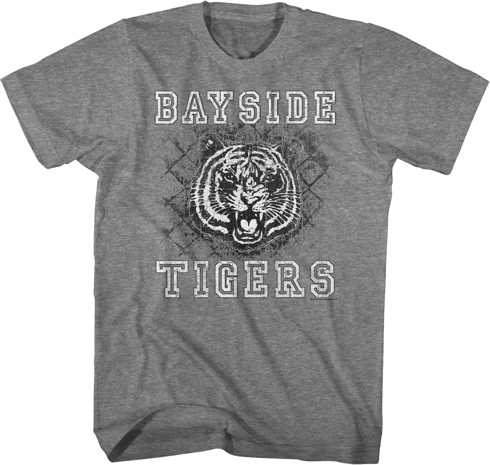 Bayside Tigers Fence Saved By The Bell T-Shirt