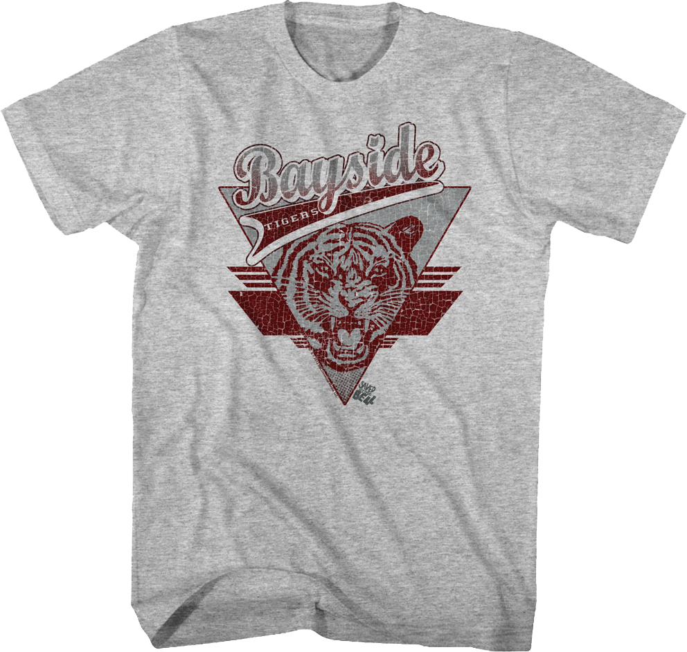 Bayside Tigers Triangle Logo Saved By The Bell T-Shirt