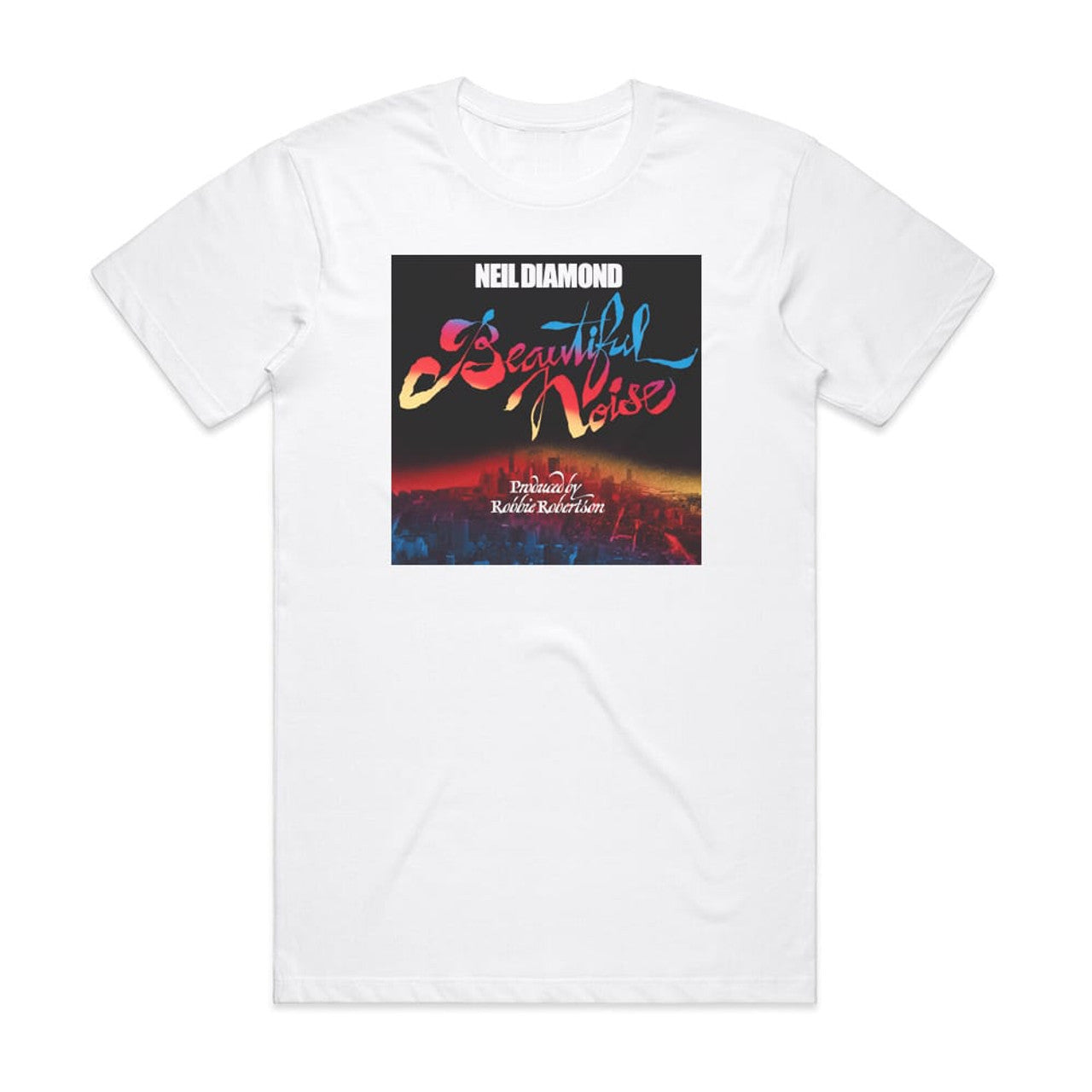 Neil Diamond Beautiful Noise T-Shirt White