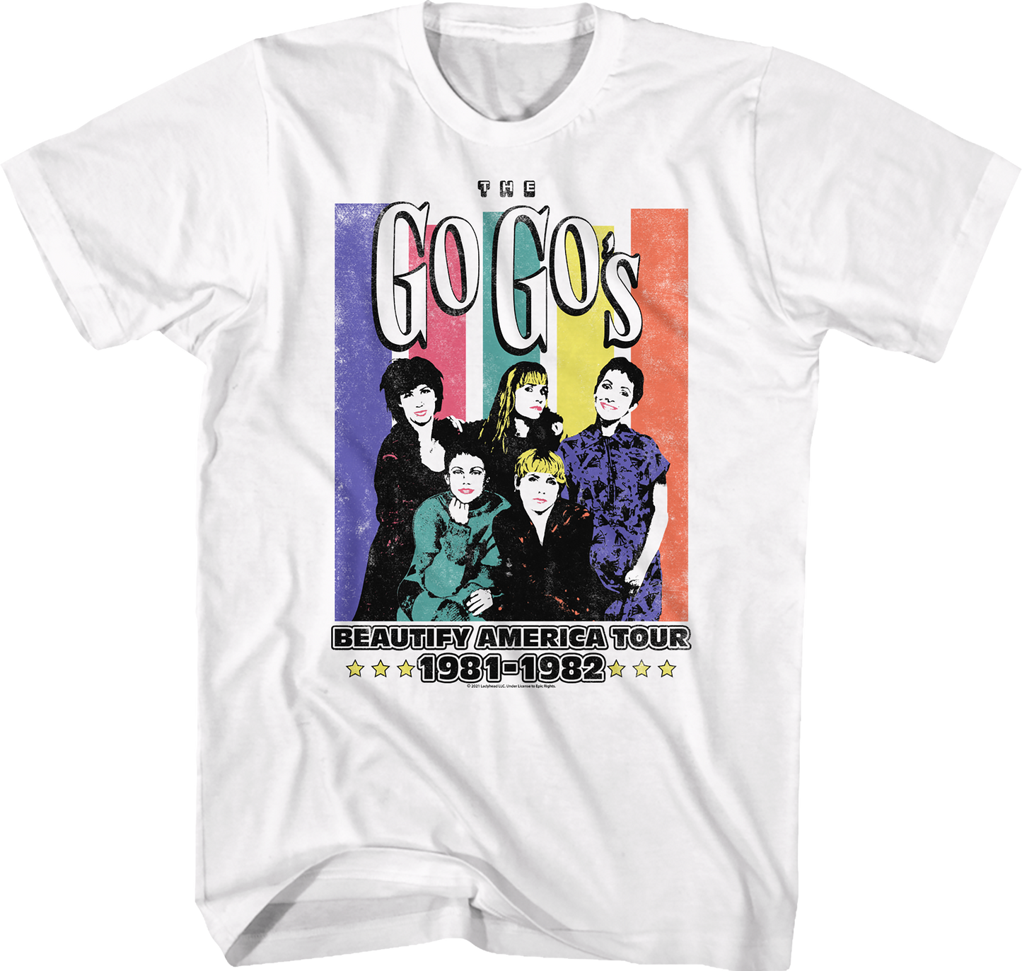 Beautify America Tour Go-Go's T-Shirt