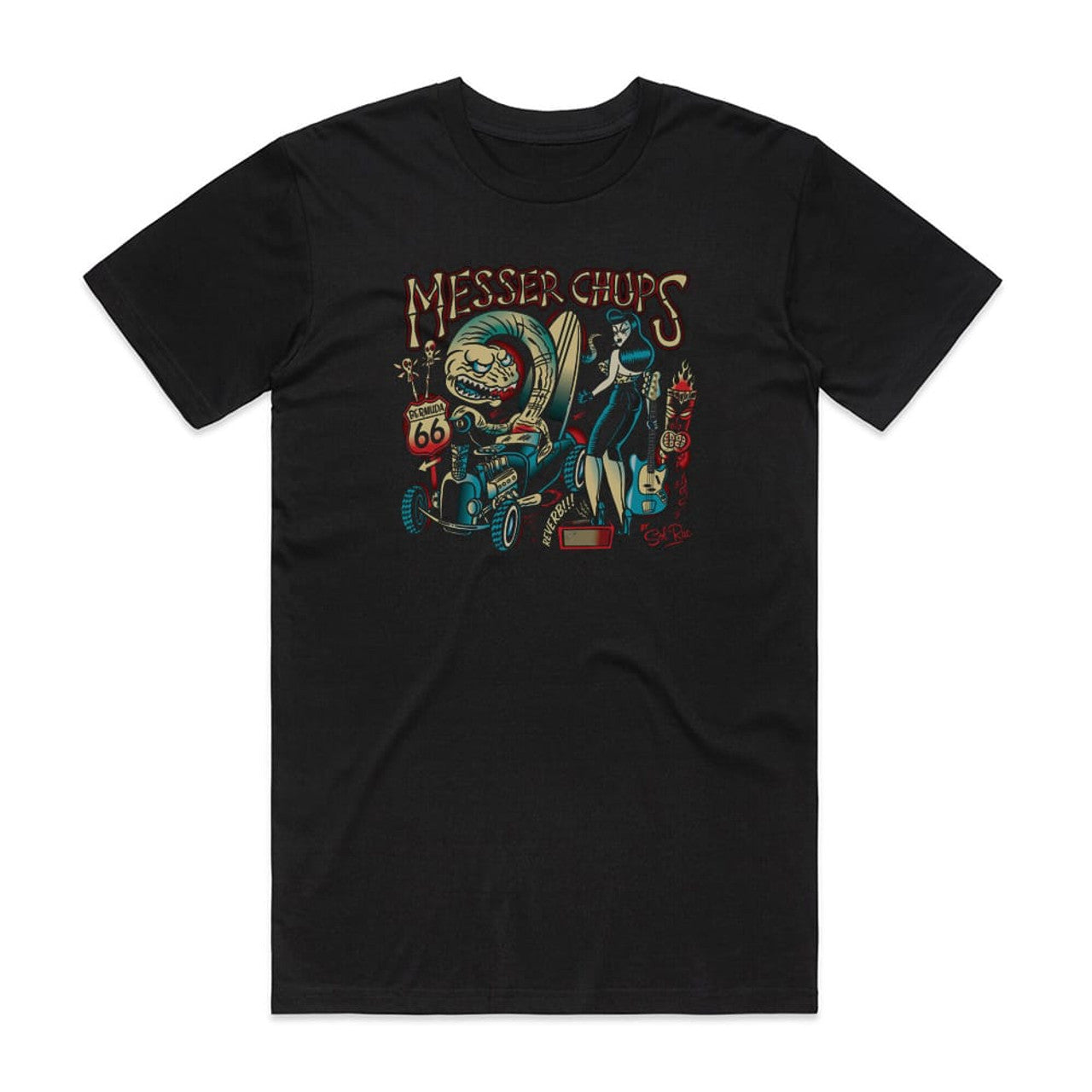 Messer Chups Bermuda 66 T-Shirt Black