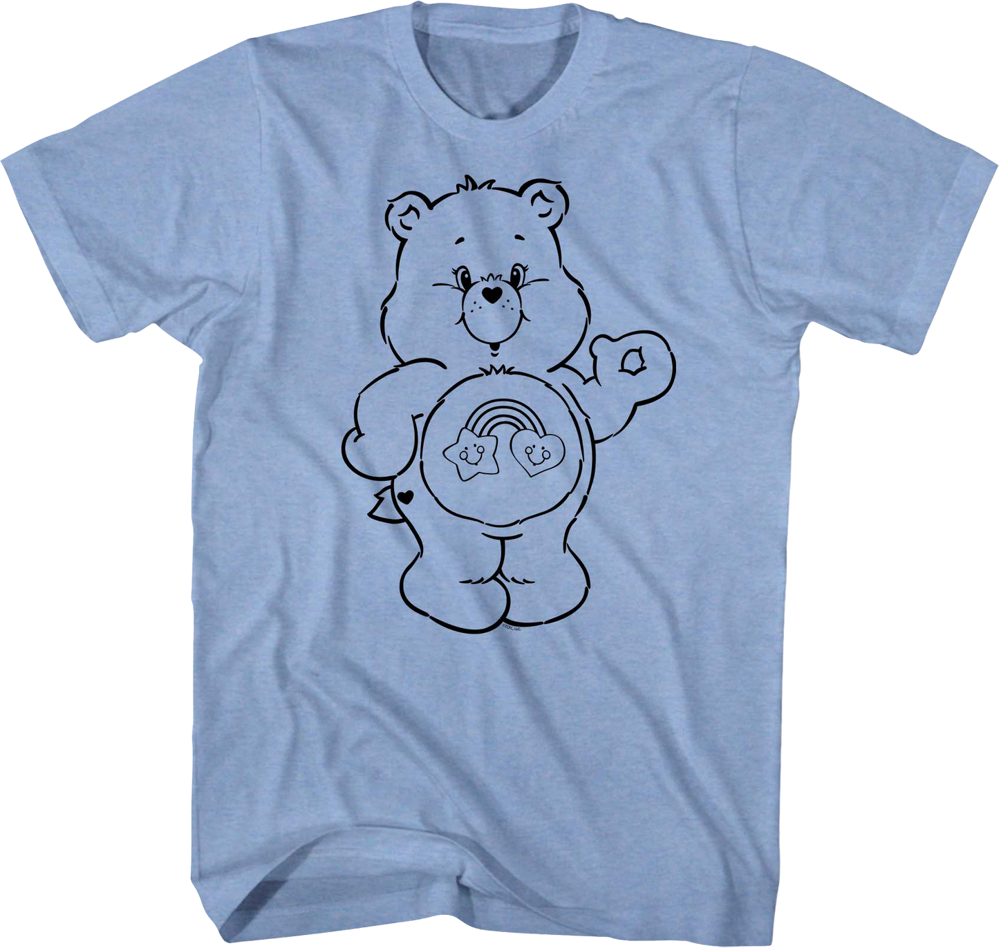 Best Friend Bear Outline Care Bears T-Shirt