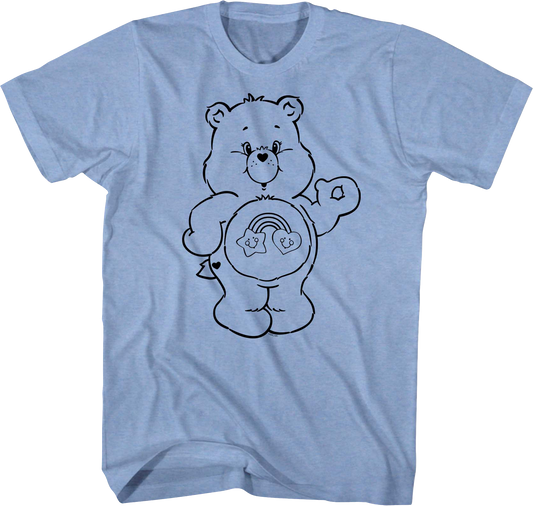 Best Friend Bear Outline Care Bears T-Shirt