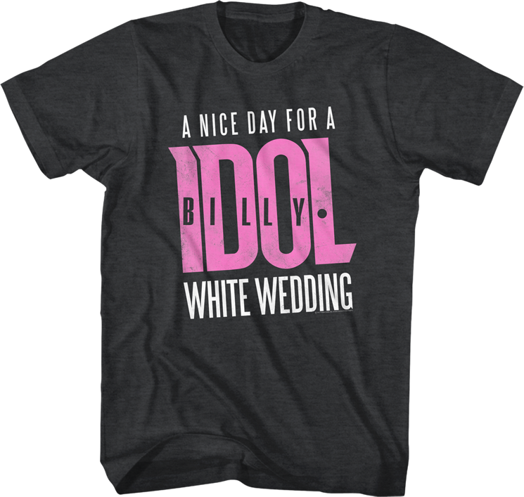 Billy Idol White Wedding T-Shirt