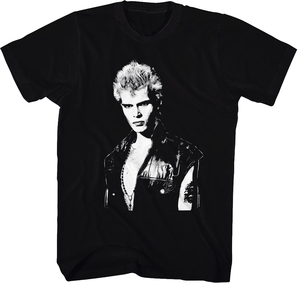 Black and White Billy Idol T-Shirt