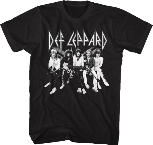 Black and White Def Leppard T-Shirt