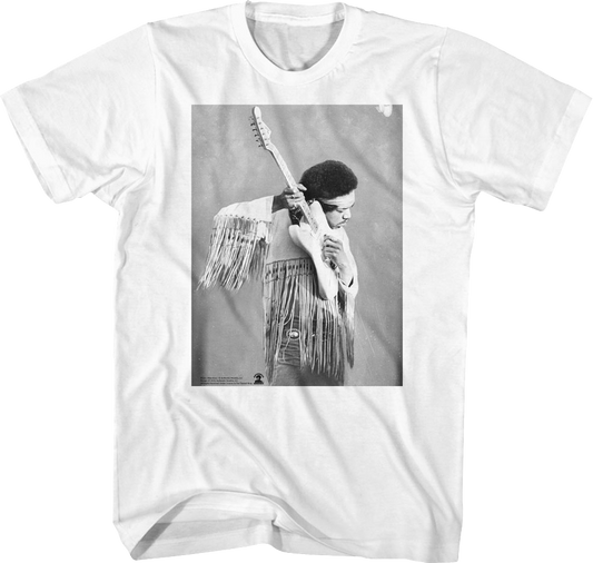 Black And White Guitar Photo Jimi Hendrix T-Shirt