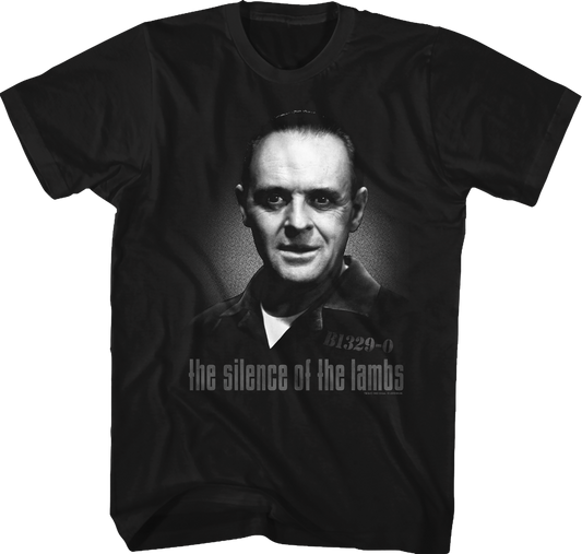 Black And White Hannibal Lecter Silence Of The Lambs T-Shirt