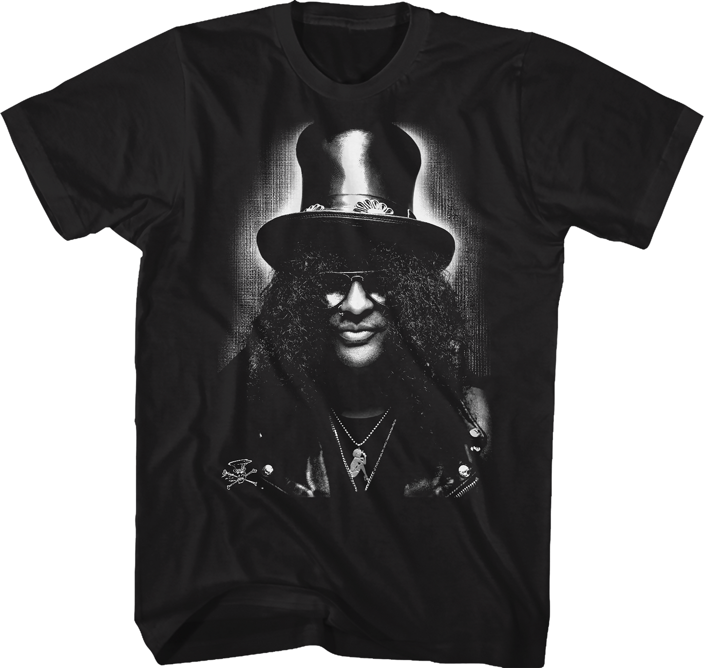 Black And White Image Slash T-Shirt