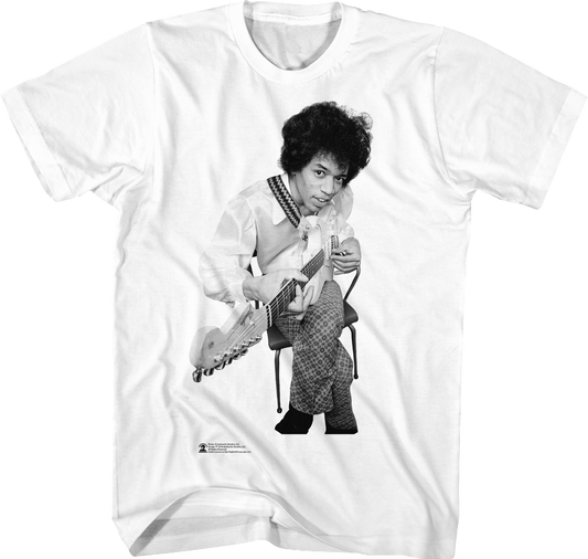 Black and White Jimi Hendrix T-Shirt