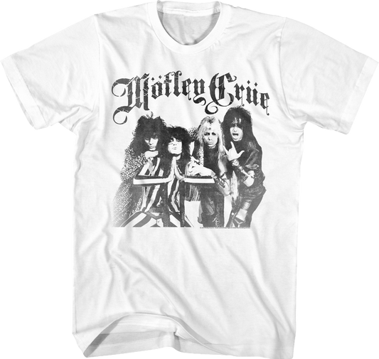 Black and White Motley Crue T-Shirt