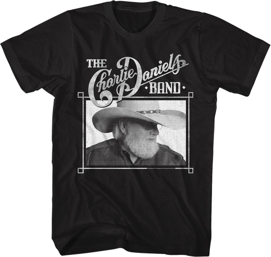 Black And White Photo Charlie Daniels Band T-Shirt