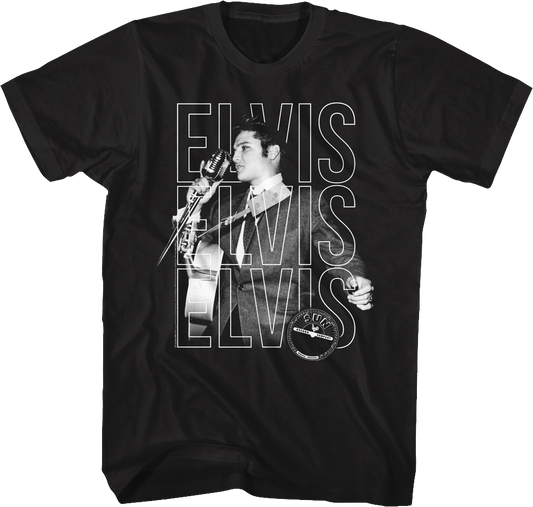 Black And White Photo Elvis Presley T-Shirt