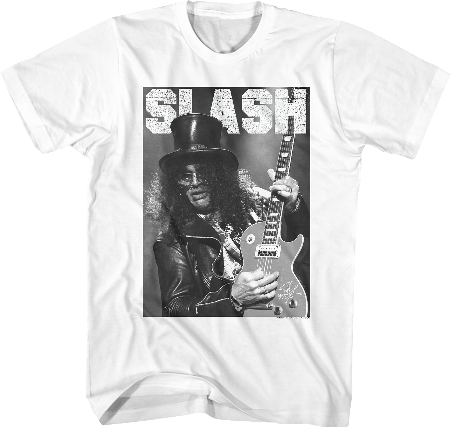 Black And White Photo Slash T-Shirt