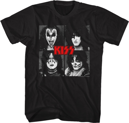 Black And White Photos KISS T-Shirt