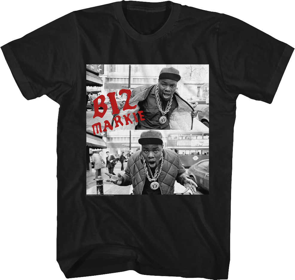 Black And White Street Photos Biz Markie T-Shirt