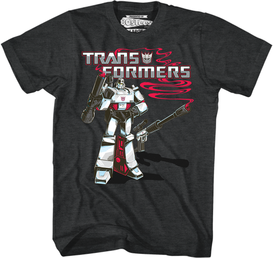 Black Heather Megatron Transformers T-Shirt