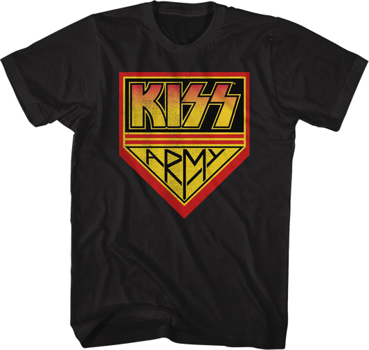 Black KISS Army T-Shirt