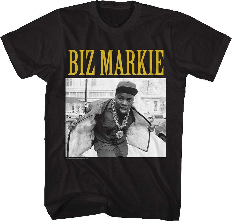 Black Photo Biz Markie T-Shirt