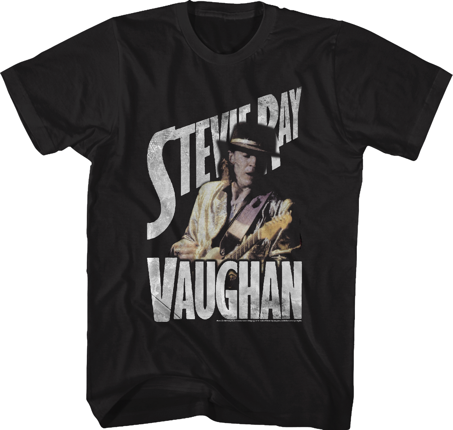 Black Stevie Ray Vaughan T-Shirt