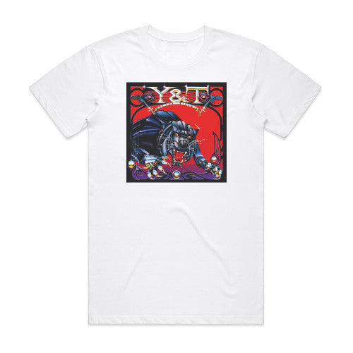 Y and T Black Tiger Album Cover T-Shirt White