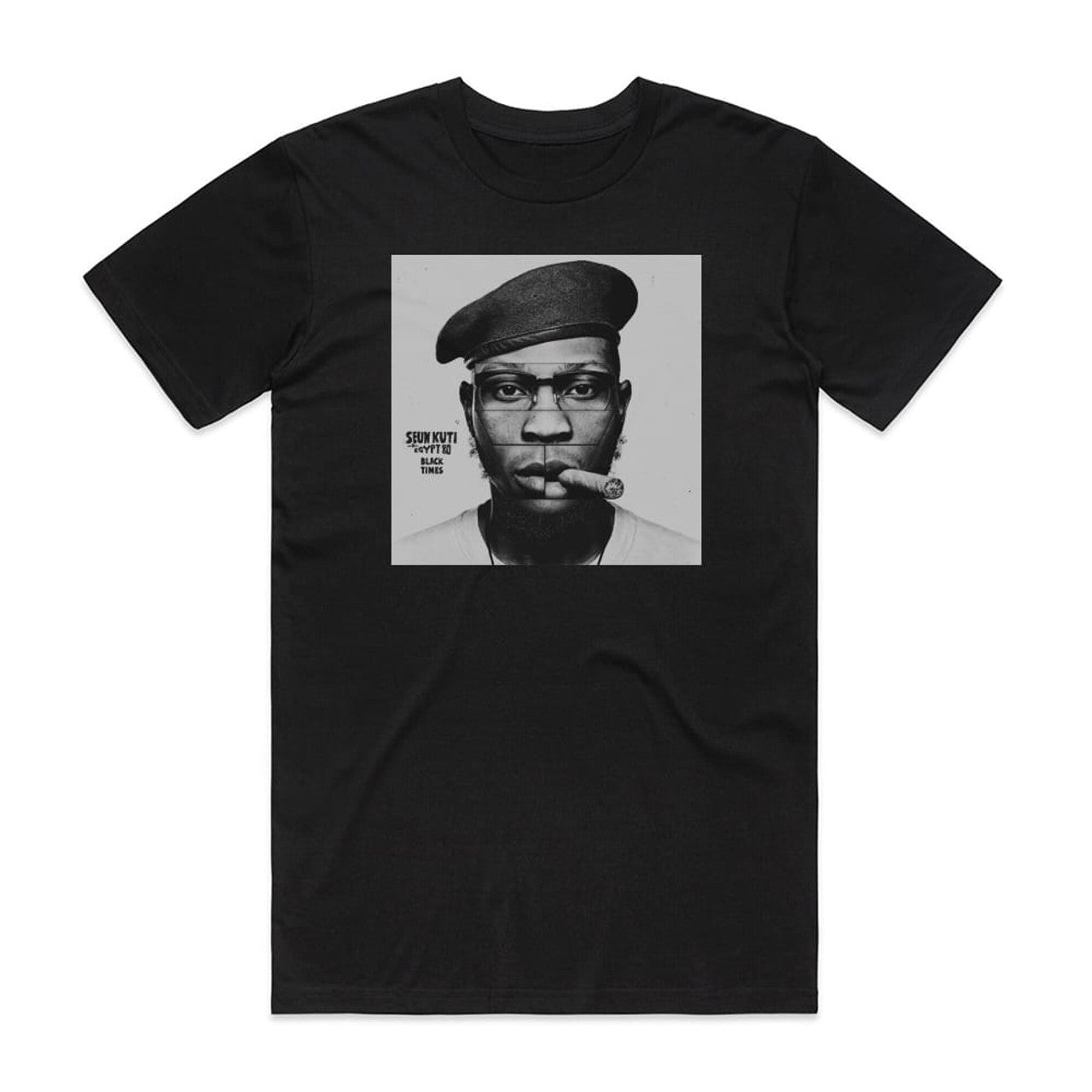 Seun Kuti and Egypt 80 Black Times T-Shirt Black