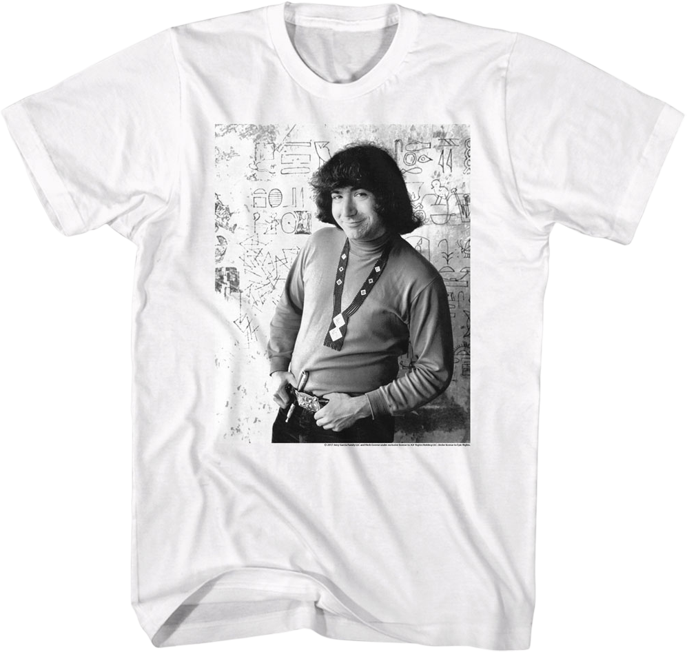 Black & White Photo Jerry Garcia T-Shirt