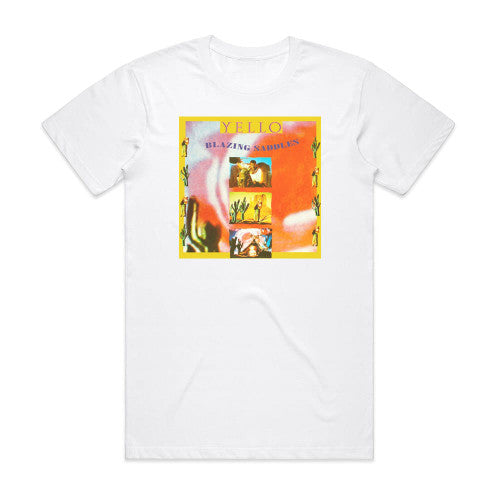 Yello Blazing Saddles Album Cover T-Shirt White