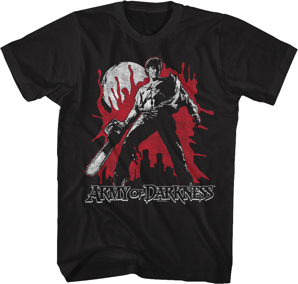 Blood-Splattered Army of Darkness T-Shirt