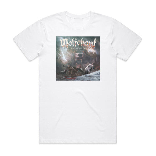 Wolfchant Bloodwinter Album Cover T-Shirt White