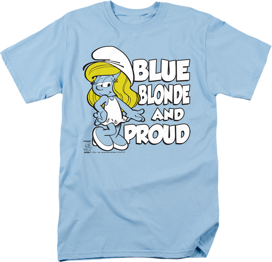 Blue Blonde And Proud Smurfs T-Shirt