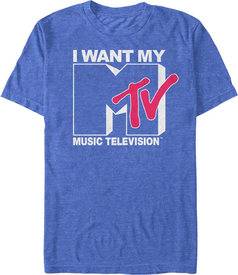 Blue Logo MTV Shirt