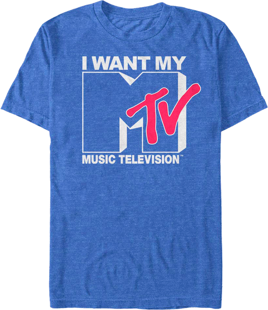 Blue Logo MTV Shirt