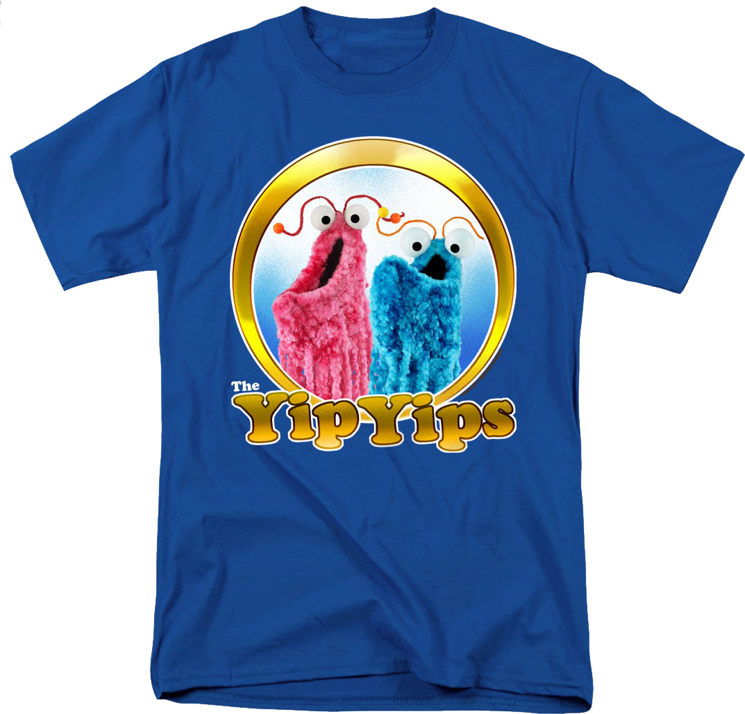 Blue Yip Yips Sesame Street T-Shirt