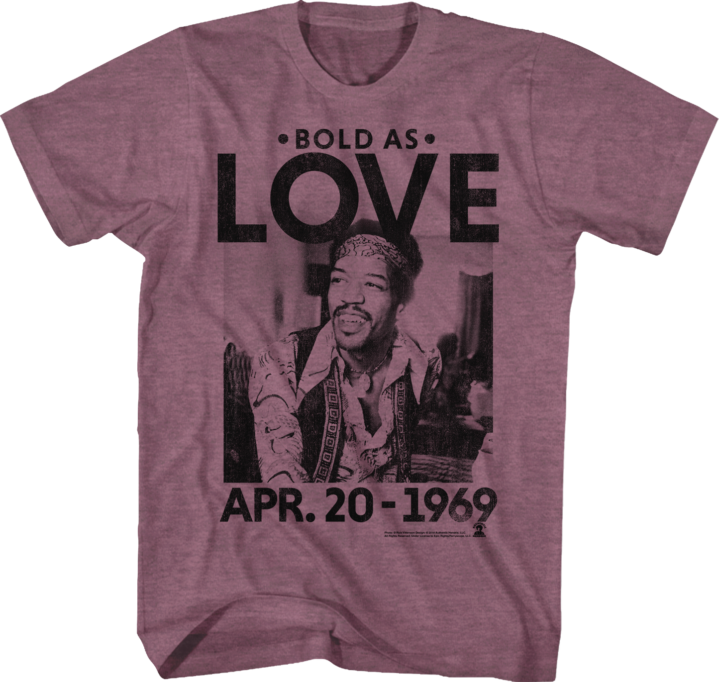 Bold As Love Jimi Hendrix T-Shirt