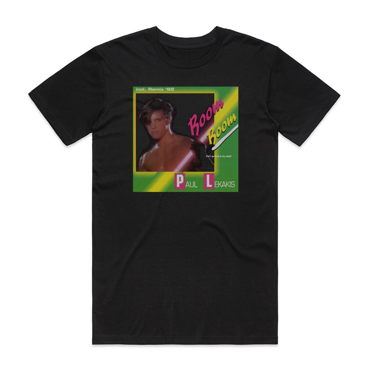 Paul Lekakis Boom Boom Remix 92 T-Shirt Black