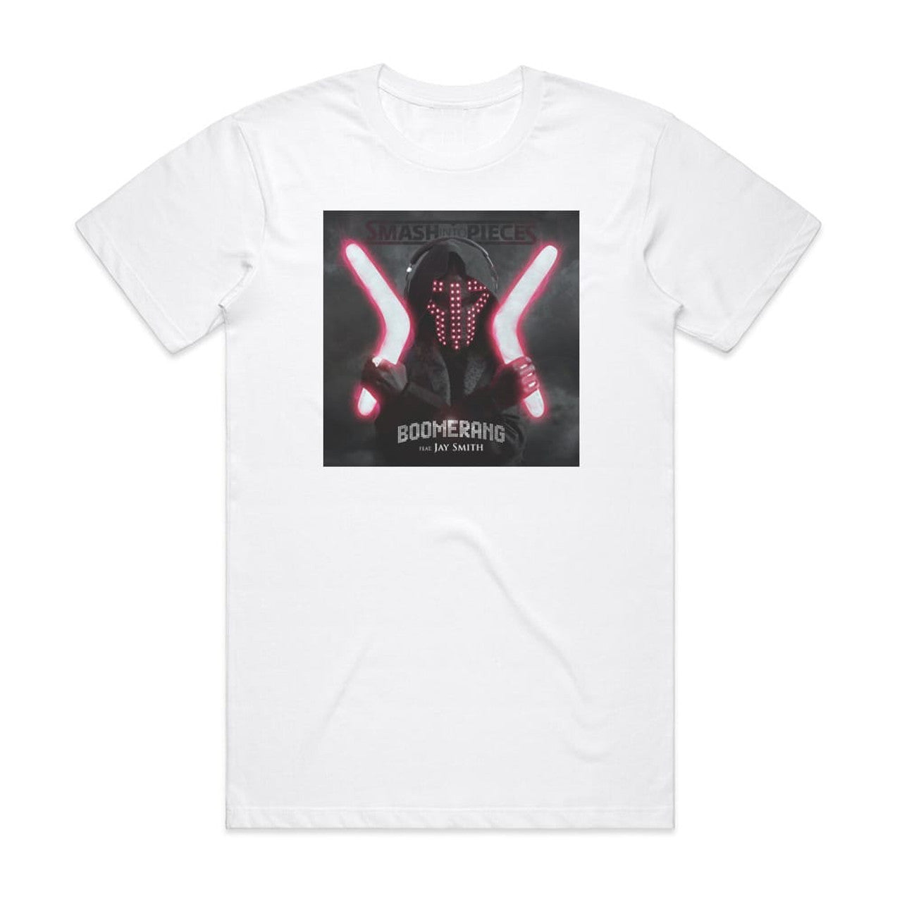 Smash Into Pieces Boomerang T-Shirt White