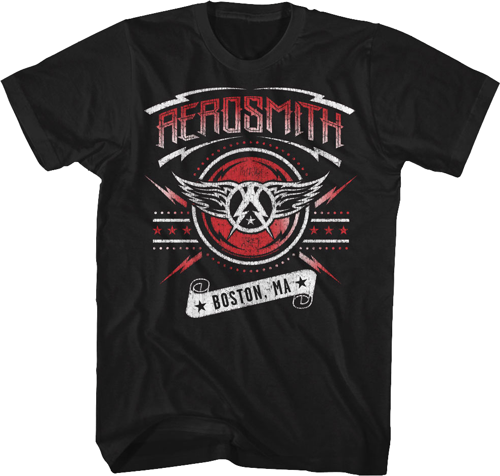 Boston Banner Aerosmith T-Shirt