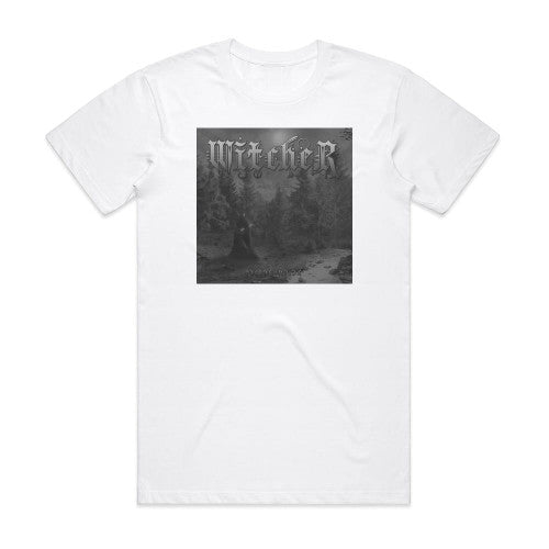 Witcher Boszorknytnc Album Cover T-Shirt White