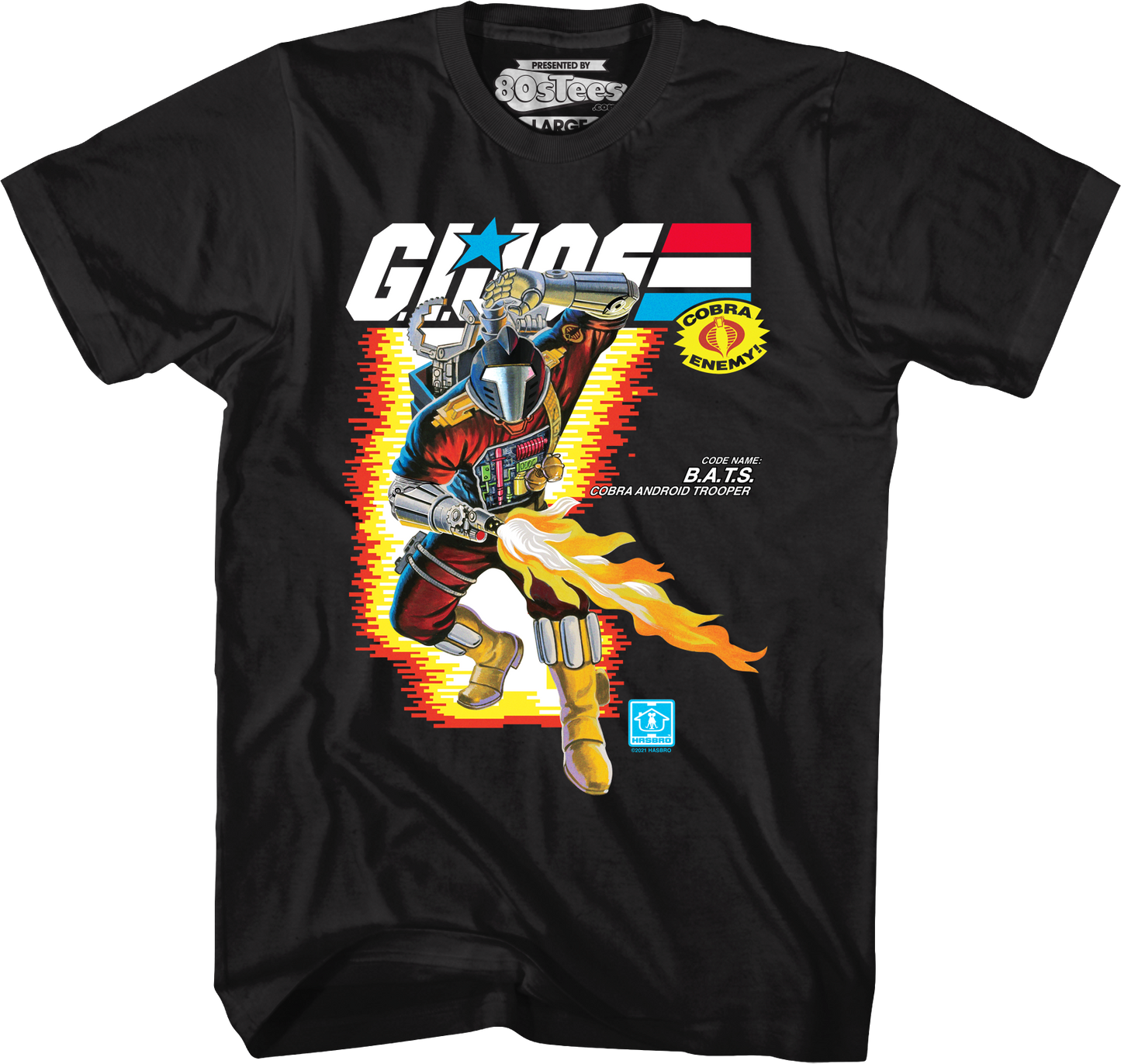 Box Art B. A. T. S. GI Joe T-Shirt