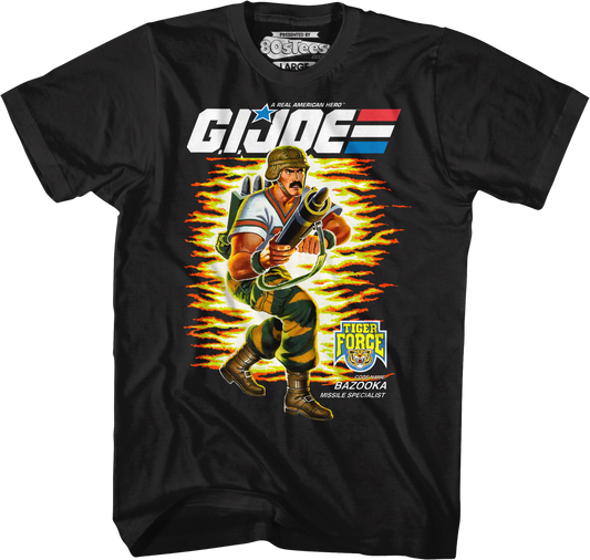 Box Art Bazooka GI Joe T-Shirt