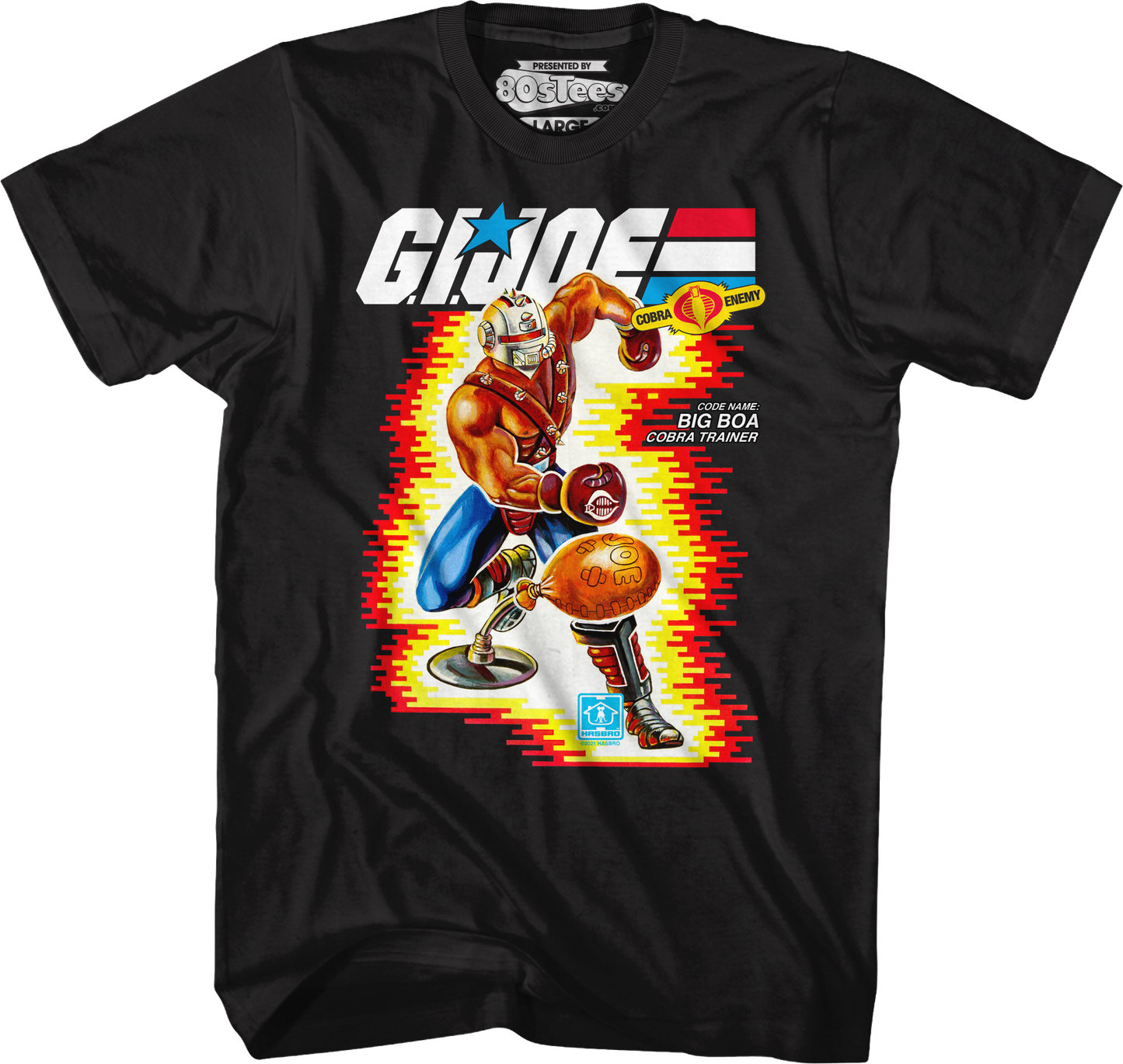 Box Art Big Boa GI Joe T-Shirt