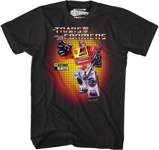 Box Art Blaster Transformers T-Shirt